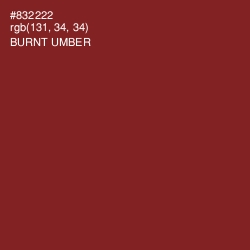 #832222 - Burnt Umber Color Image